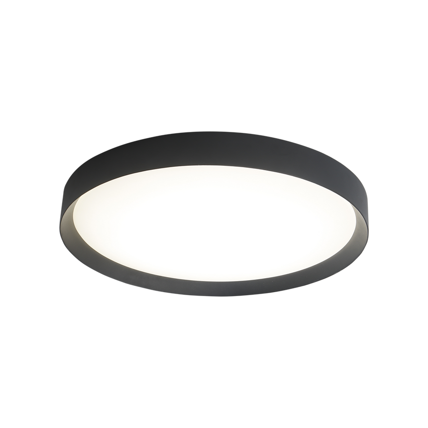 ACB Minsk Plafón 3758/40 Negro Texturado, LED 22W 3000K 1679lm, CRI90 CL.I, LED integrado, Casambi P375840NCA