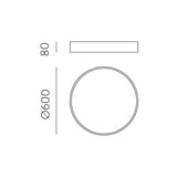 ACB Minsk Plafón negro LED Casambi P375861NCA