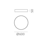 ACB London Plafón blanco LED P376061B