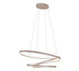 Lámpara de techo colgante Trio Ciola LED gris pardo 2000-4000K regulable 150cm 1