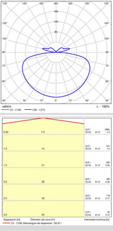 Lámpara de techo colgante ACB Grace negro texturado Ø58cm regulable C3848272NDP