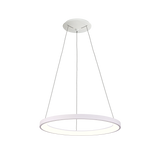Lámpara de techo colgante ACB Grace blanco texturado Ø58cm regulable C3848272BDT