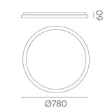 ACB Grace Plafón blanco LED Slide switch Casambi P3848370BCA