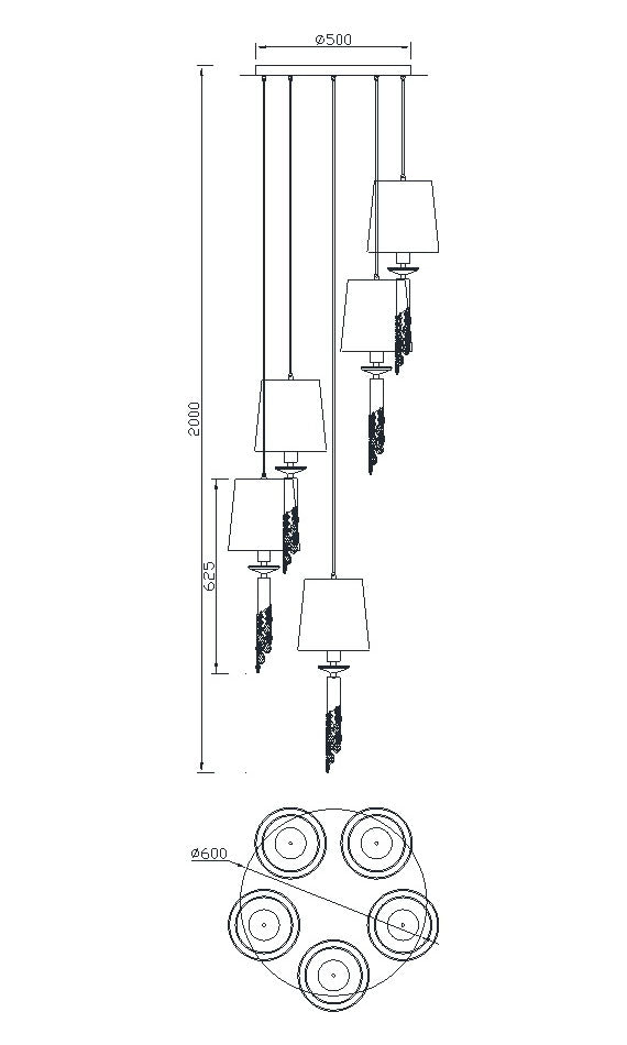 Lámpara de techo Ofertas-3 Dto 50% Mantra gris oscuro 3857
