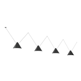 Lámpara de techo colgante LedsC4 Super Attic Conic Shape Side E27 125cm 00-8389-05-05