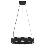 EGLO Altagracia Lámpara de techo colgante LED regulable acero negrooro 390031