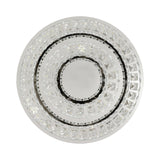 EGLO Toneria Plafón LED acero inoxidable cristal cromo claro 39003