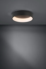 EGLO Marghera 2 Plafón LED regulable acero plástico negro blanco 390051