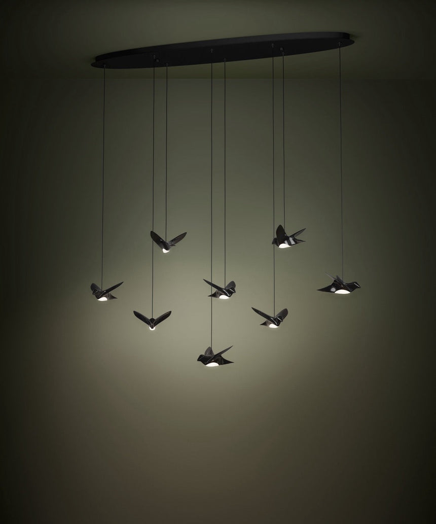 EGLO Paratebueno Lámpara de techo colgante LED regulable acero aceroplástico negro - 390055