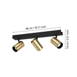 EGLO Cumaribo Foco LED acero negrolatón 390084