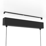EGLO Lanacera Lámpara de techo colgante LED regulable 2 luces aceroaluminio plástico negrooro blanco 390087