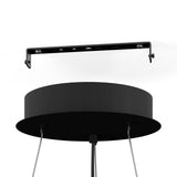 EGLO Estanys 1 Lámpara de techo colgante acero vidrio negro - 390161