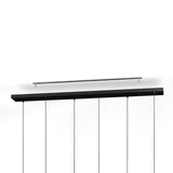 EGLO Balmes Lámpara de techo colgante acero vidrio opalino mate negro blanco 390203
