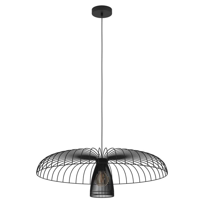 EGLO Champerico Lámpara de techo colgante acero negro 390216