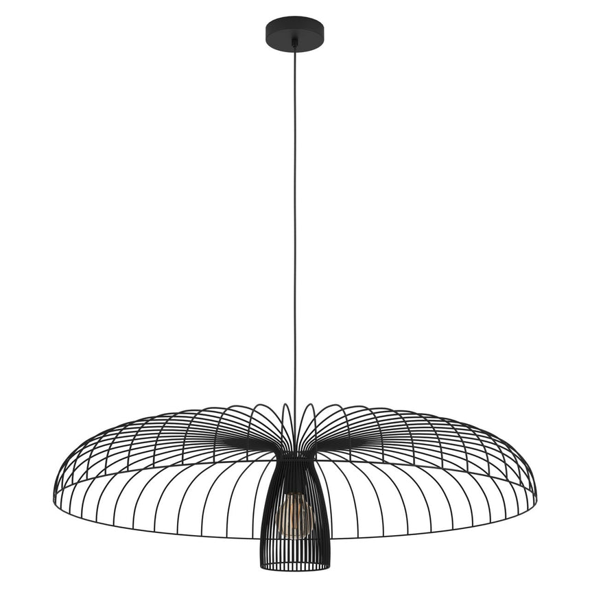 EGLO Champerico Lámpara de techo colgante acero negro 390217