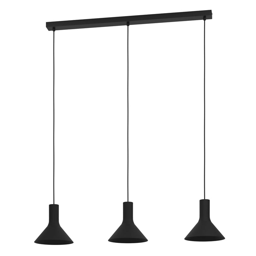 EGLO Morescana Lámpara de techo colgante acero negro 390219