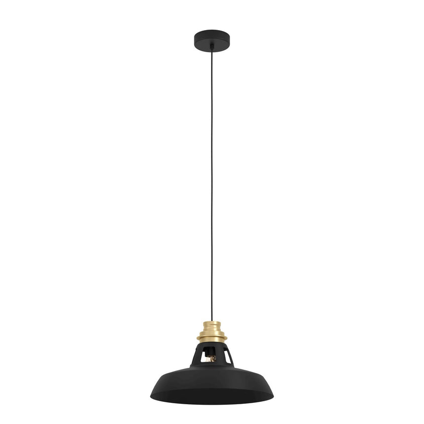 EGLO Espinardo Lámpara de techo colgante acero negrooro 390229