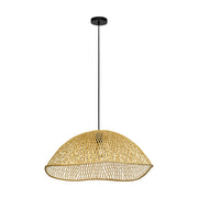 EGLO Sambucona Lámpara de techo colgante acero madera negro 390236