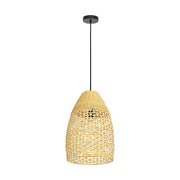 EGLO Sambucona Lámpara de techo colgante acero madera negro 390237