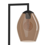 EGLO Estanys 1 Lámpara de pie acero vidrio negro - 390255