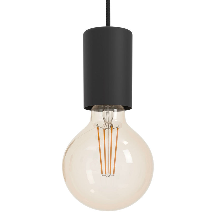 EGLO Huebro Lámpara de techo colgante acero negro 390267