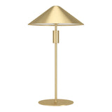 EGLO Paraguay Lámpara sobremesa LED regulable acero latón cepillado 390274