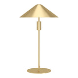 EGLO Paraguay Lámpara sobremesa LED regulable acero latón cepillado 390274