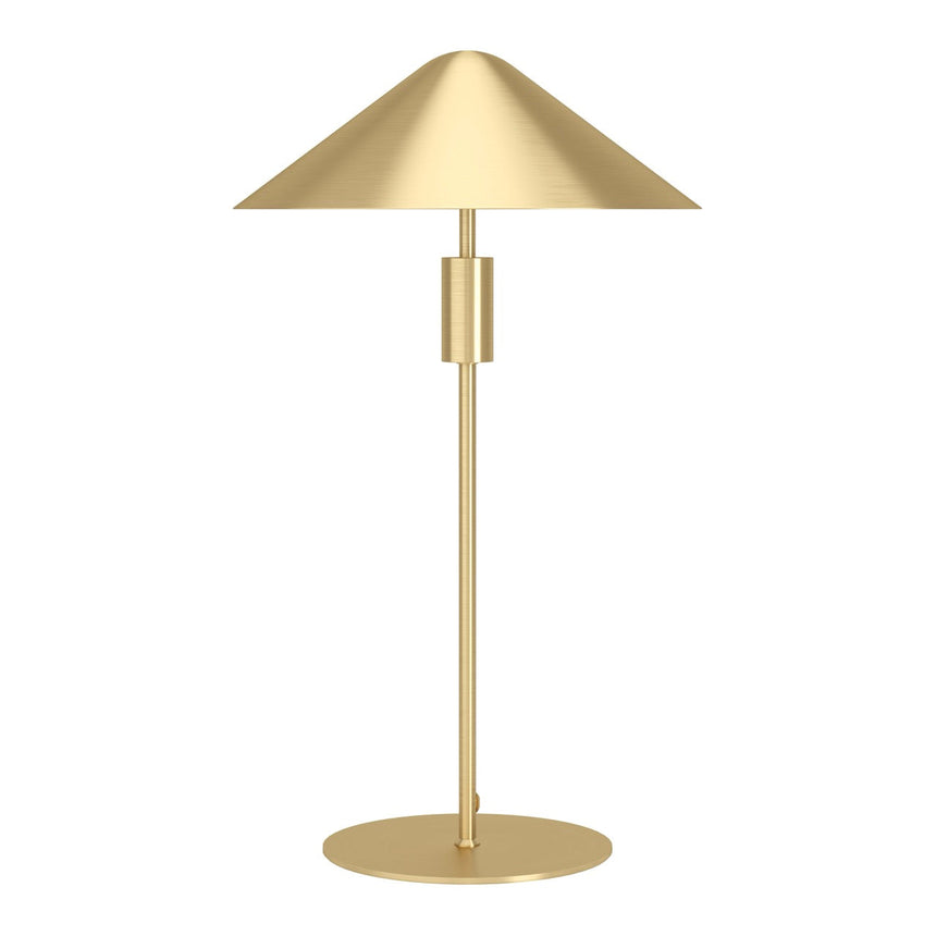 EGLO Paraguay Lámpara sobremesa LED regulable acero latón cepillado 390274