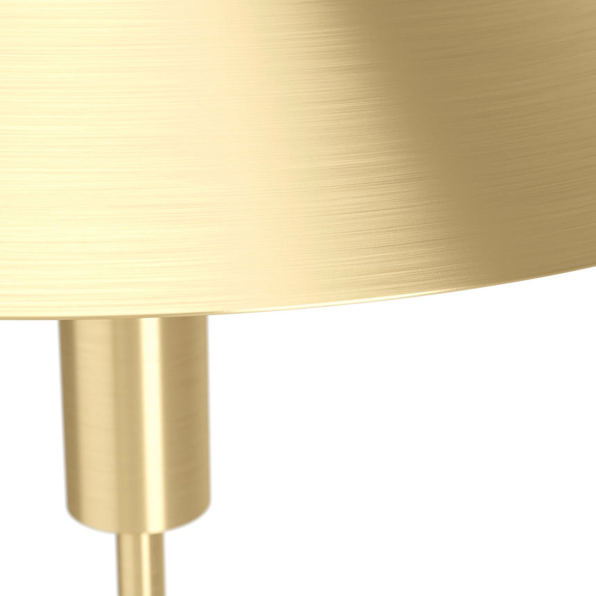 EGLO Paraguay Lámpara sobremesa LED regulable acero latón cepillado 390274