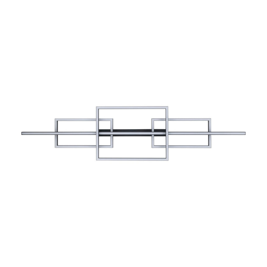 EGLO Puebla Plafón LED regulable acero plástico negro blanco 390282
