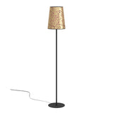 EGLO Castuera Lámpara de pie acero papel con pétalos de rosa negro doradorosado 390295