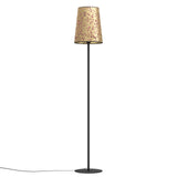 EGLO Castuera Lámpara de pie acero papel con pétalos de rosa negro doradorosado 390295