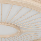 EGLO Dehesa Lámpara de techo colgante LED regulable aluminioacero madera blanco naturaleza 390297