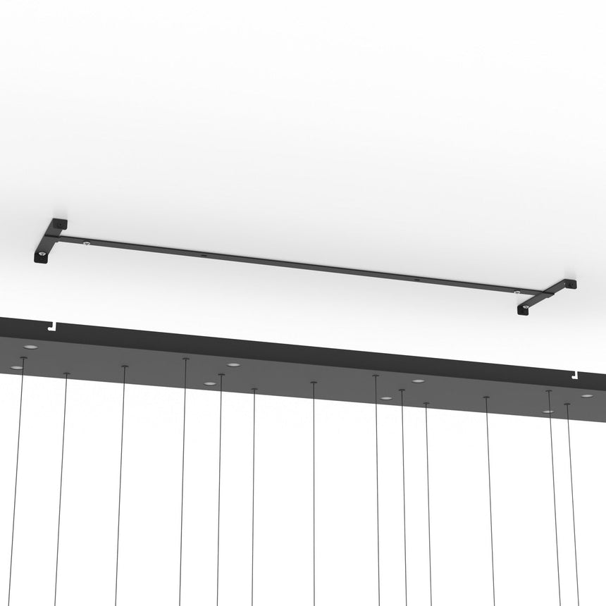 EGLO Espardello Lámpara de techo colgante LED regulable acero vidrio negro claro 390334