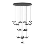 EGLO Paratebueno Lámpara de techo colgante LED regulable acero aceroplástico negro - 390352