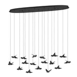 EGLO Paratebueno Lámpara de techo colgante LED regulable acero aceroplástico negro - 390353