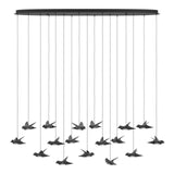 EGLO Paratebueno Lámpara de techo colgante LED regulable acero aceroplástico negro - 390353