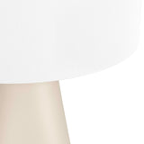 EGLO Tolleric Lámpara sobremesa cerámica textil colores arena blanco 390365