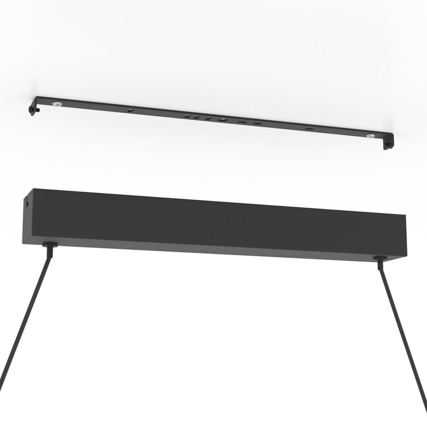 EGLO Montebuono Lámpara de techo colgante LED regulable aluminioacero plástico negro anodizado blanco 390368