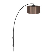 EGLO Saganto 1 Lámpara de pared regulable acero plástico negro cafécobre 390407