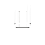 Lámpara de techo colgante LedsC4 Geometric Square Mini 1600x1600mm grande LED QS6X-00V9AZDU05