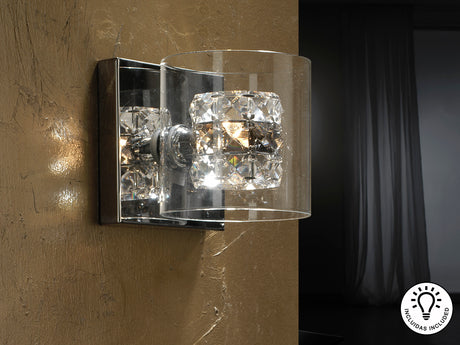 Lámpara aplique de pared Schuller Flash 1 luz transpare - vista 2