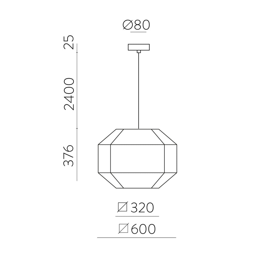 ACB Bauhaus Lámpara de techo colgante blanco negro Kit blanco LED E27 C3917682BN