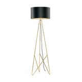 EGLO design 39231 Lámpara de pie negro, oro