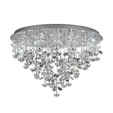 EGLO Pianopoli Plafón LED regulable acero inoxidable cristal cromo claro 39246