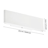 EGLO Climene Lámpara de pared LED aluminio plástico blanco blanco 39265