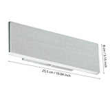 EGLO Climene Lámpara de pared LED aluminio plástico aluminio cepillado blanco 39268