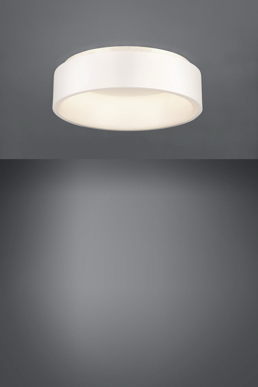 EGLO Marghera 1 Plafón LED regulable aceroplástico blanco 39286