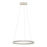 EGLO Tonarella Lámpara de techo colgante LED regulable acero plástico champán satinado 39313