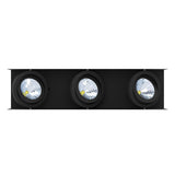 EGLO Vidago Plafón LED regulable aluminioacero blanconegro 39317